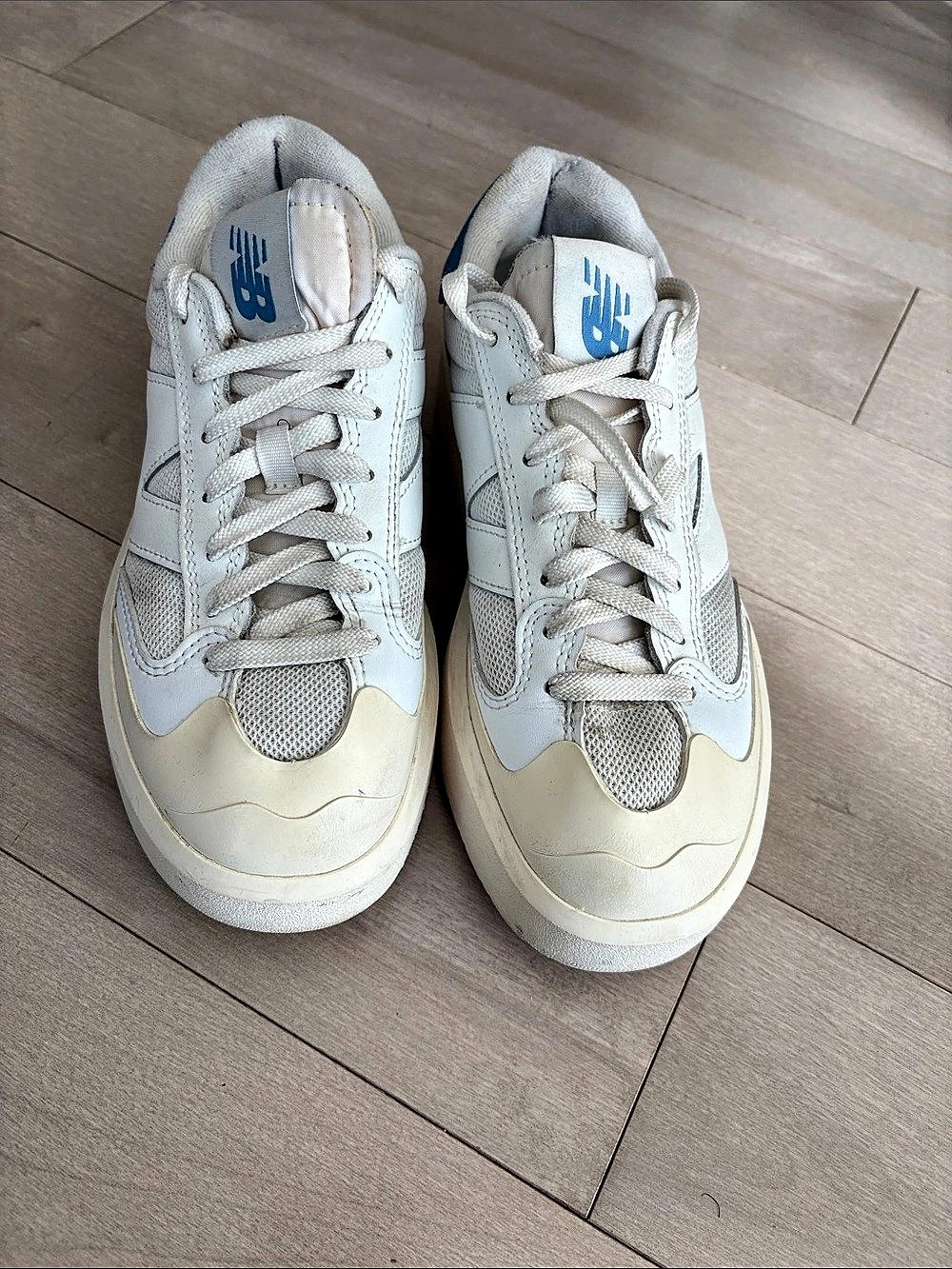 New Balance CT302 White Light Blue Sneakers
